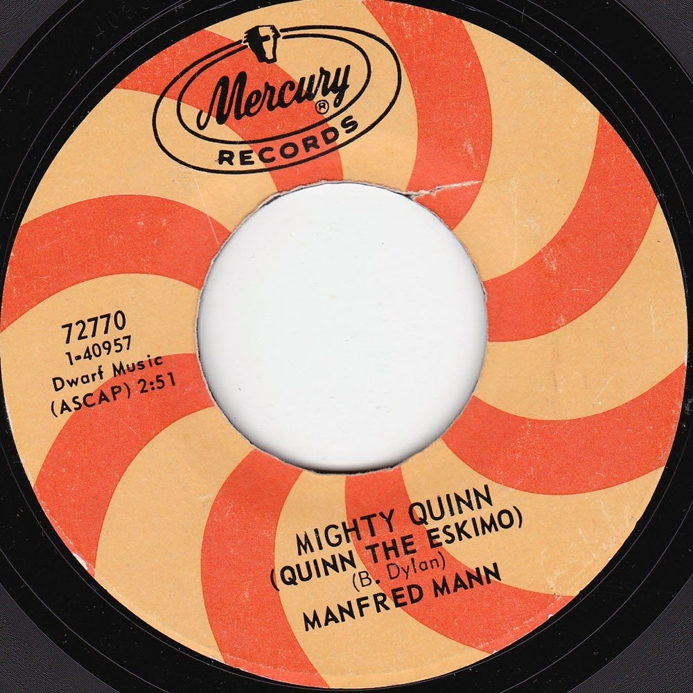 Manfred Mann - Mighty Quinn 7"45, Ophalen of Verzenden, Zo goed als nieuw, 7 inch, Pop
