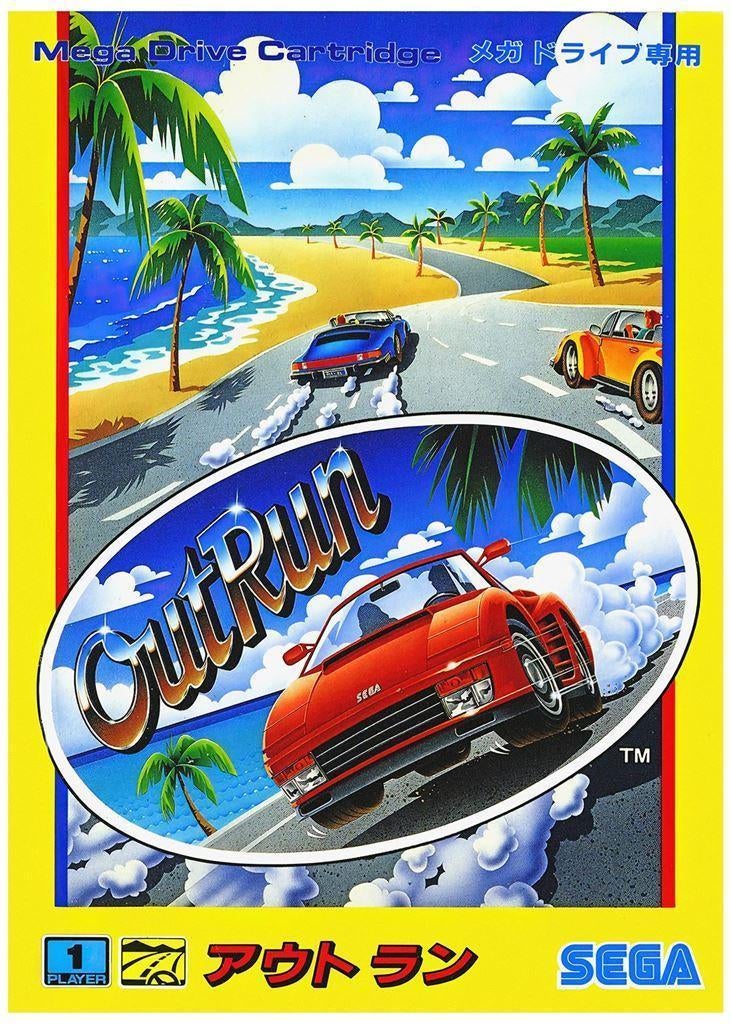 [Grote 50x70cm VideoGame Poster] OUTRUN SEGA OUT RUN, Verzenden, 1 speler, Racen en Vliegen, Nieuw