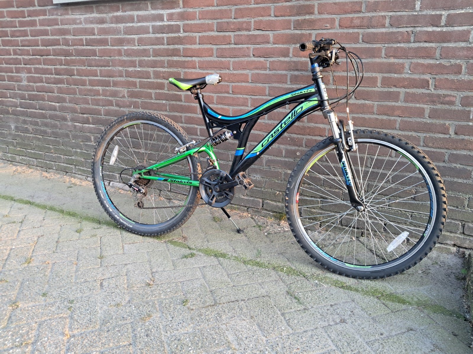 Mountainbike, Gebruikt, Velgrem, Versnellingen, Ophalen