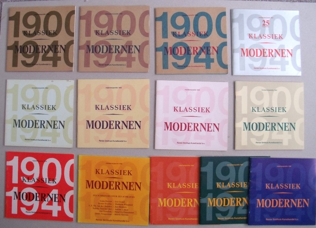 Renée Smithuis Kunsthandel brochures - 13 stuks, Boeken, Kunst en Cultuur | Beeldend, Ophalen of Verzenden