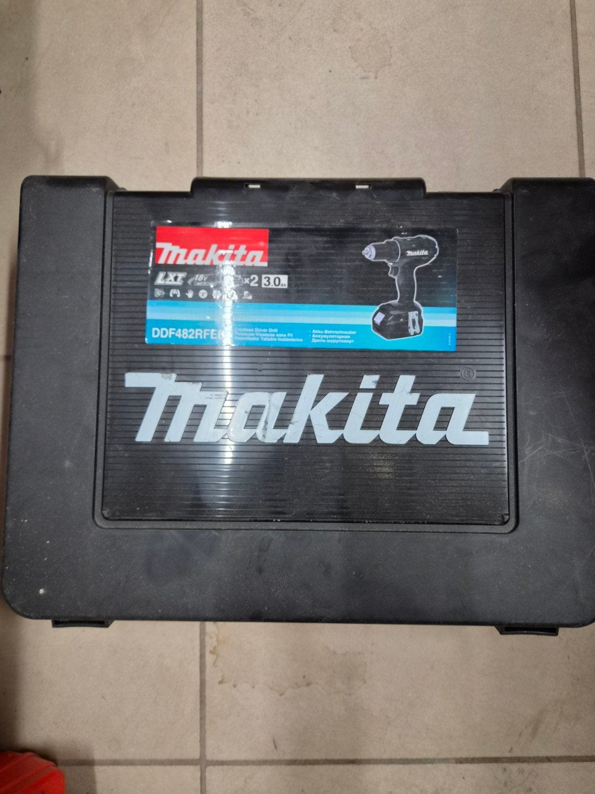 Makita DDF482 Koffer - Zo goed als nieuw, Doe-het-zelf en Verbouw, Ophalen of Verzenden, Zo goed als nieuw