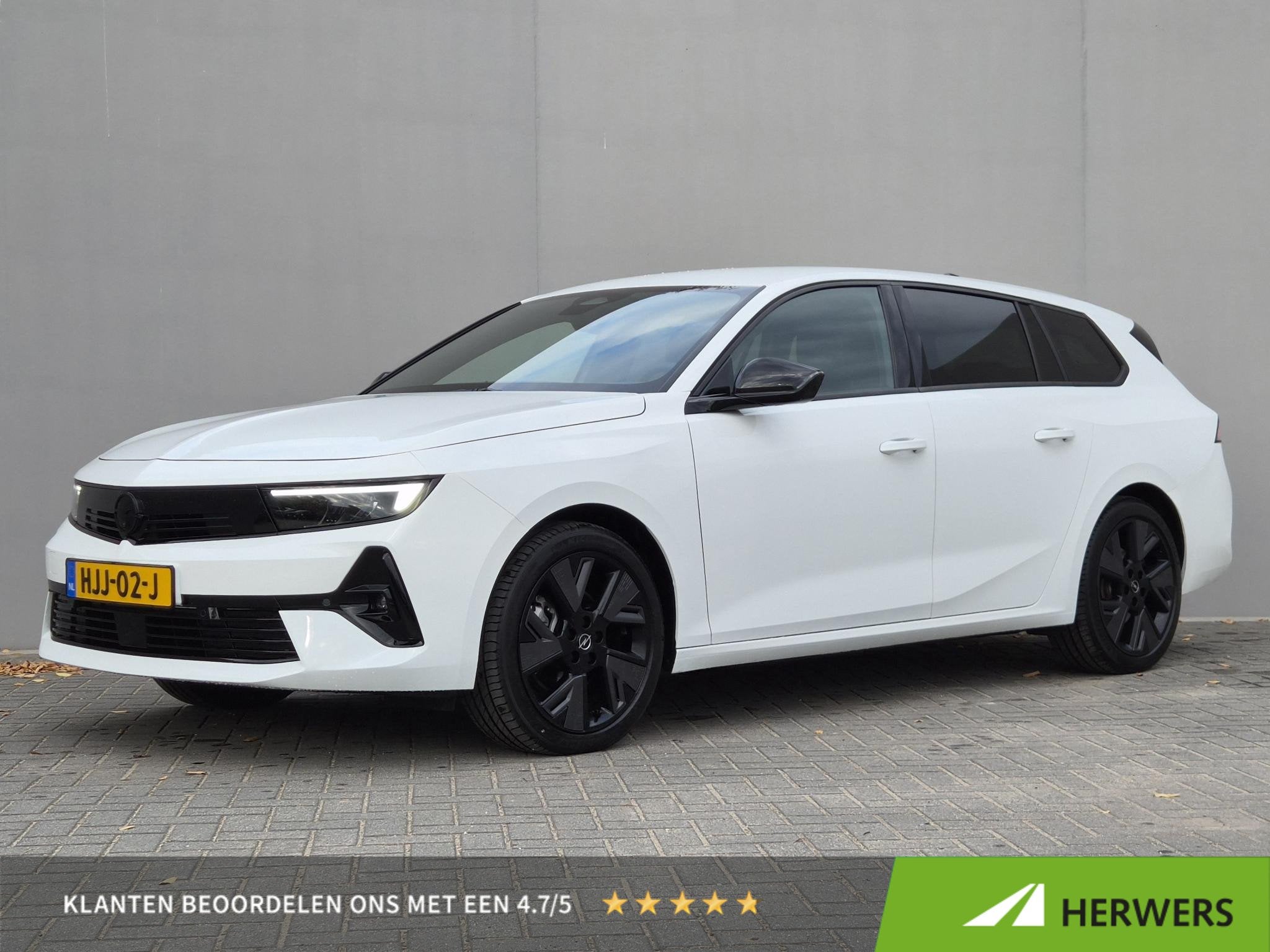 Opel Astra Electric 54 kWh GS / SOH 98% / Stuur- & Stoelverw, Auto's, 413 km, Gebruikt, 156 pk, Wit