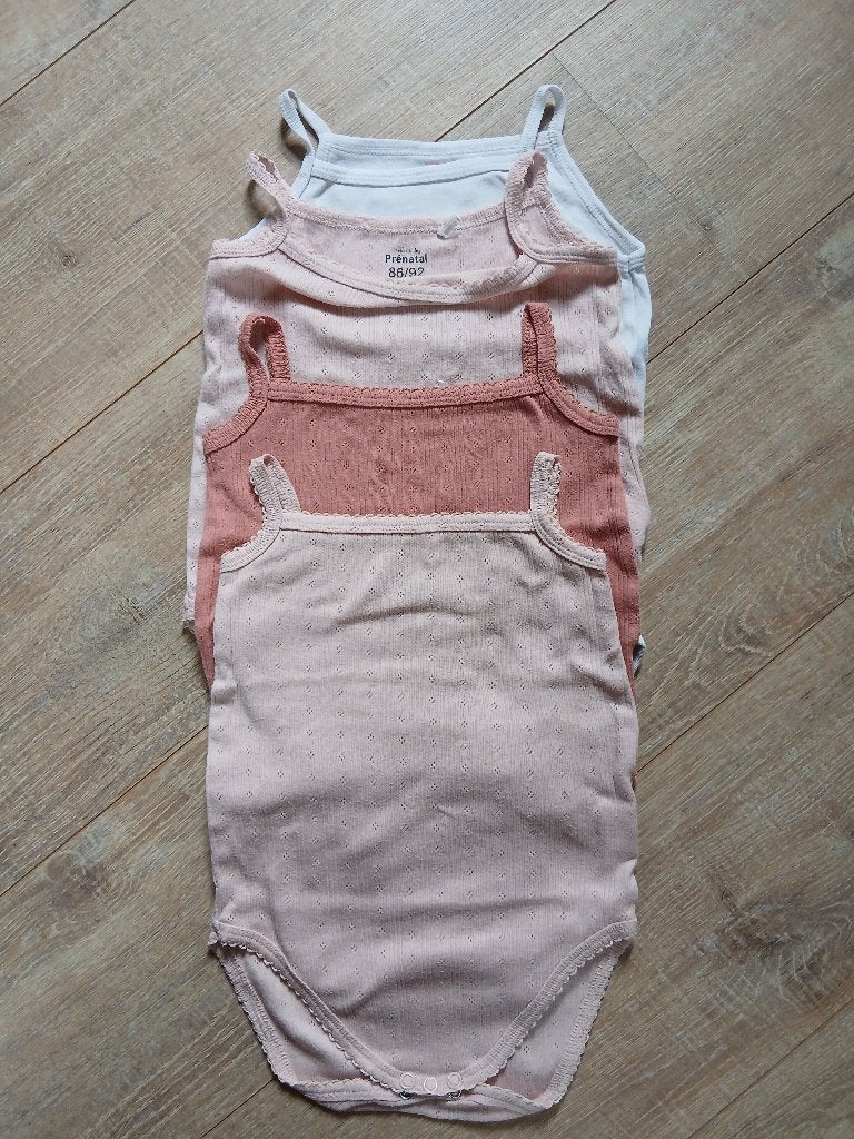 Meisjes rompers maat 86/92, met spaghetti bandjes, Kinderen en Baby's, Babykleding | Maat 86, Ophalen, Nacht- of Onderkleding
