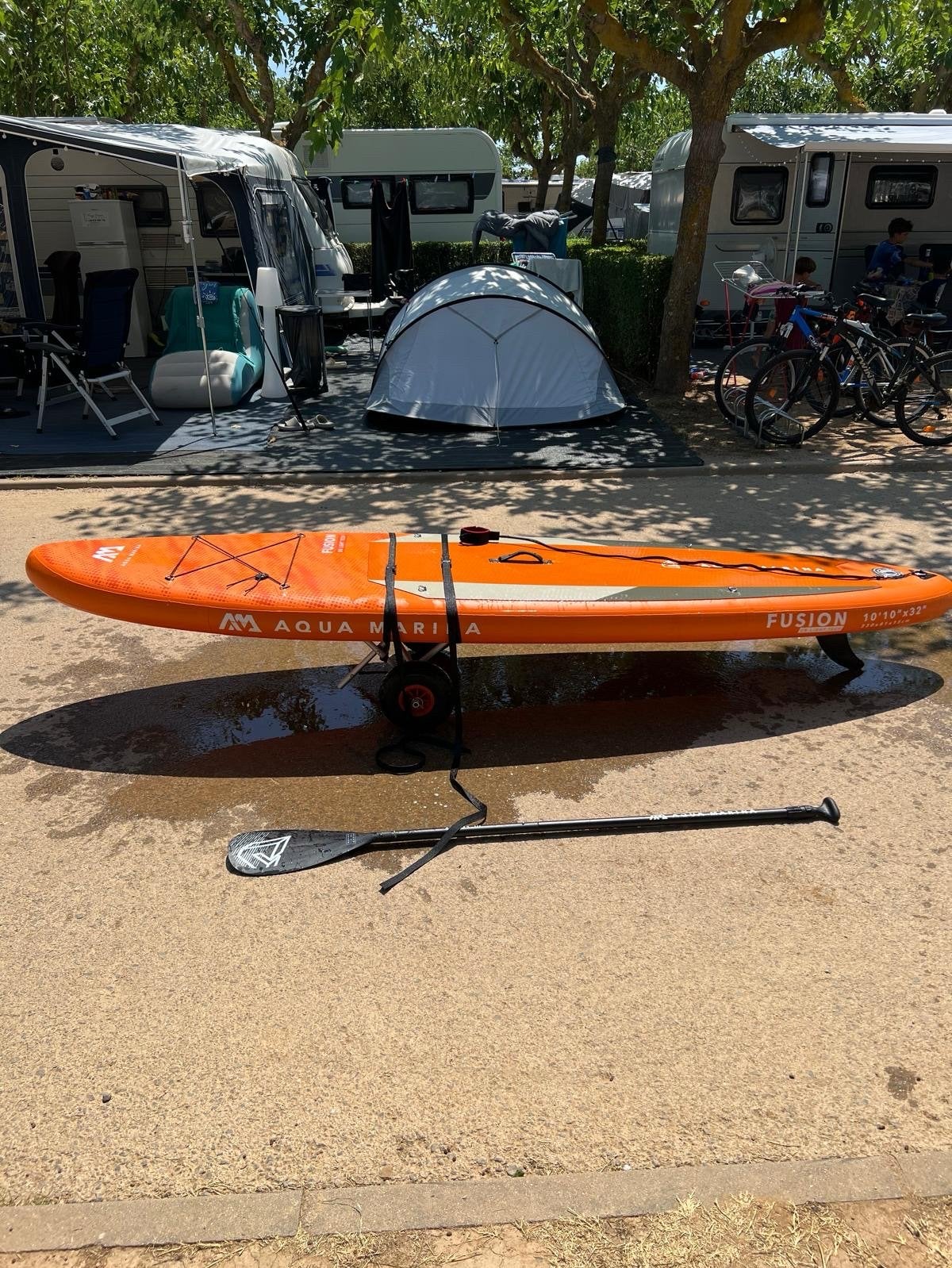 Aqua Marina Fusion SUP Board Set 10’10 - Zo goed als nieuw, Ophalen of Verzenden, Zo goed als nieuw, SUP-boards