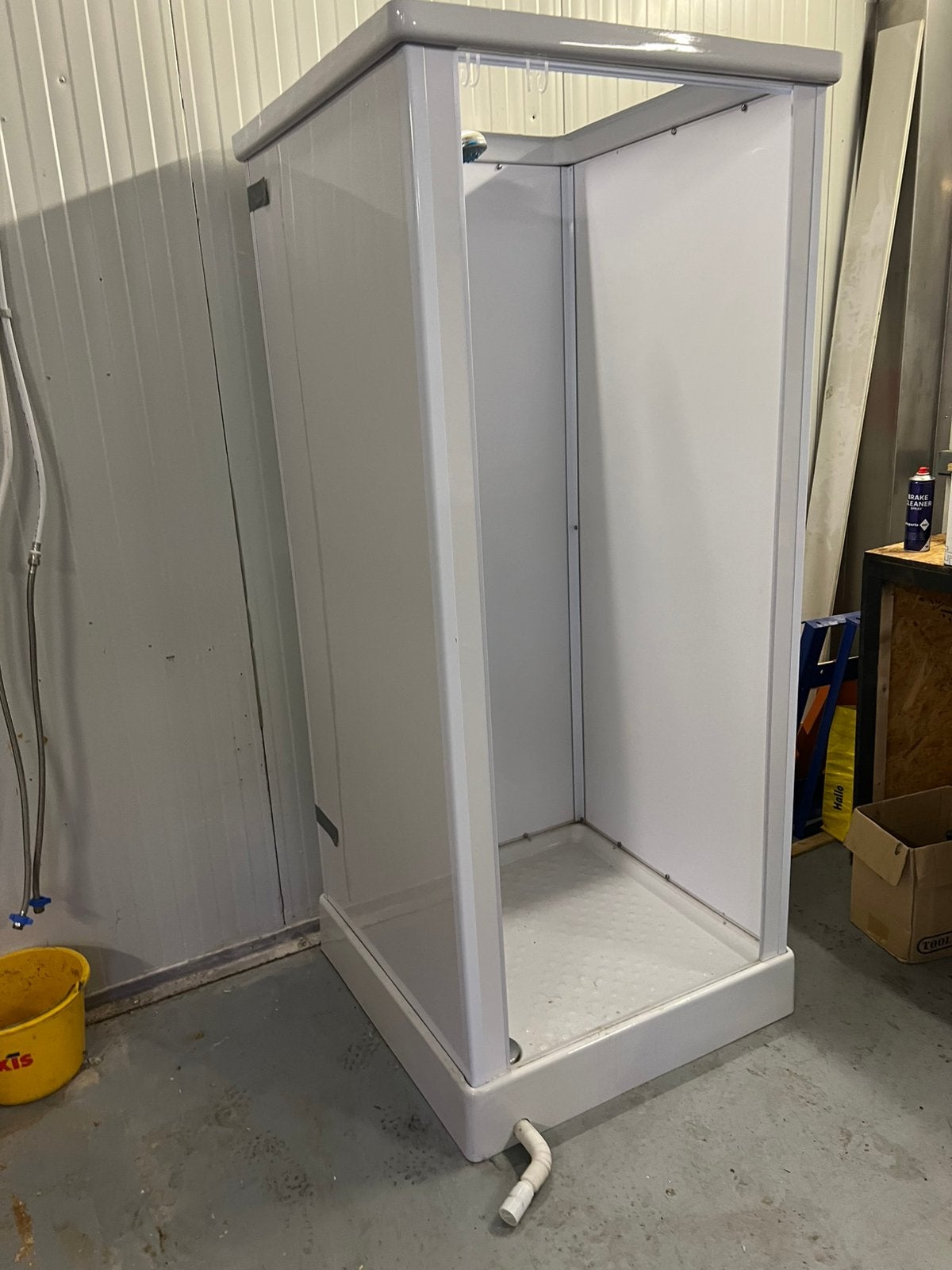 Mobiele douchecabine, Ophalen, Gebruikt, Met douche