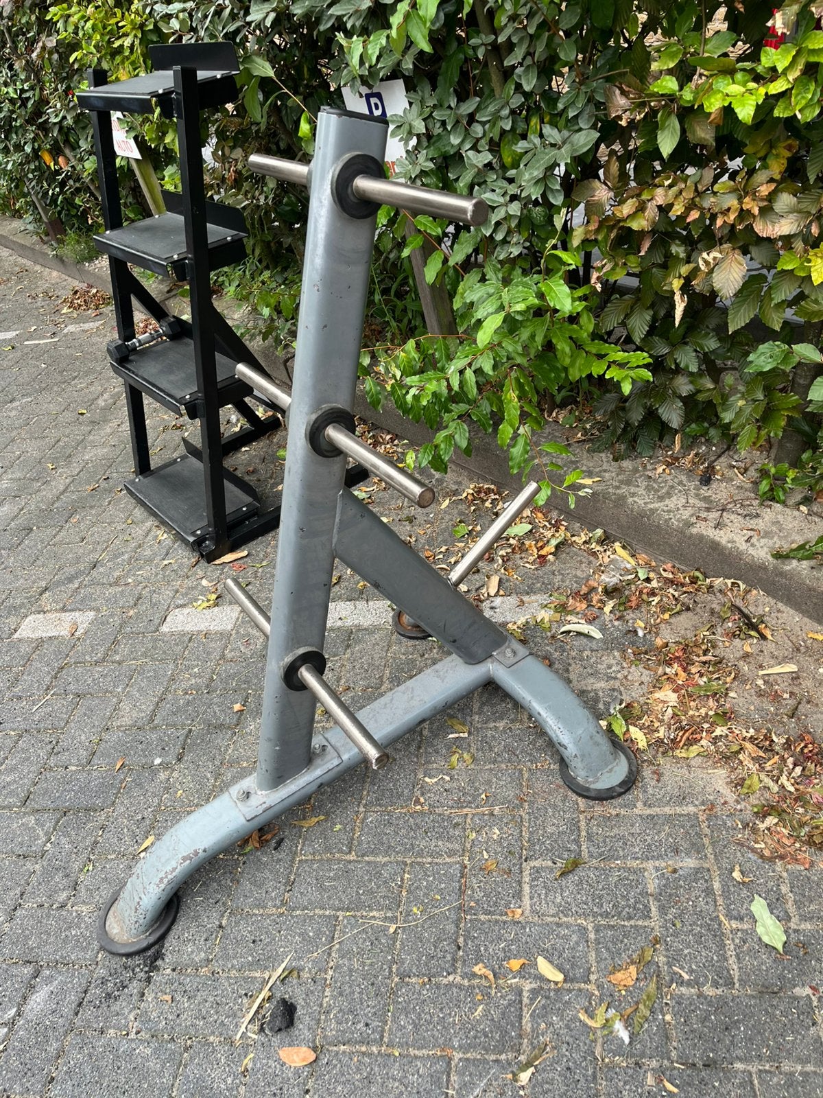Halter schijven rek, Ophalen, Halterschijven, Gebruikt, Halter schijven