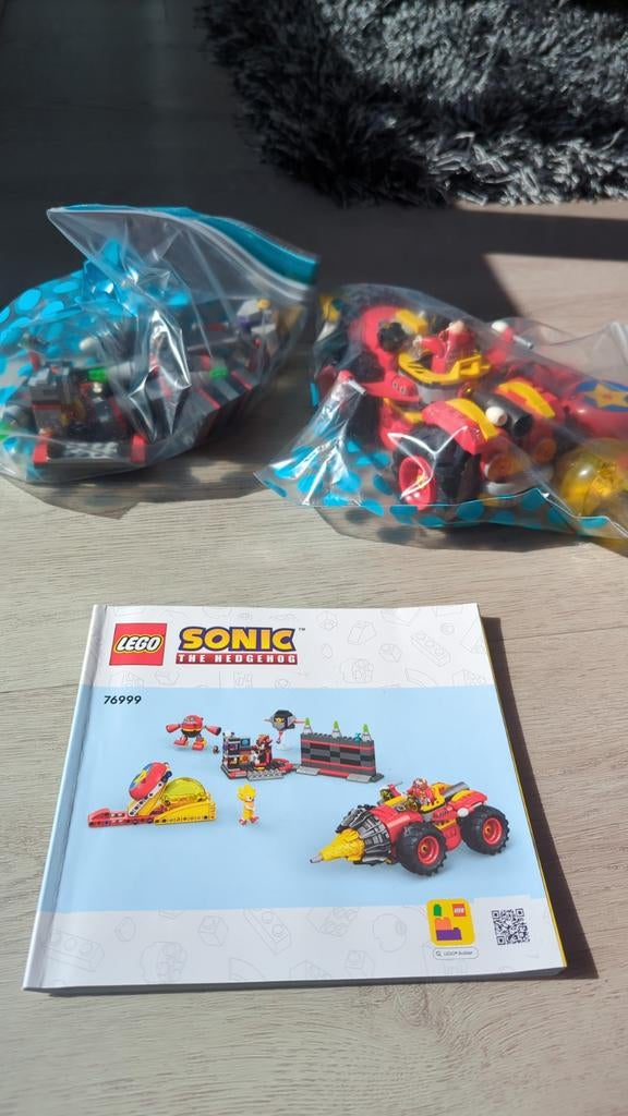 Lego Sonic the Hedgehog set 76999 met instructies, Gebruikt, Overige thema's, Lego, Compleet
