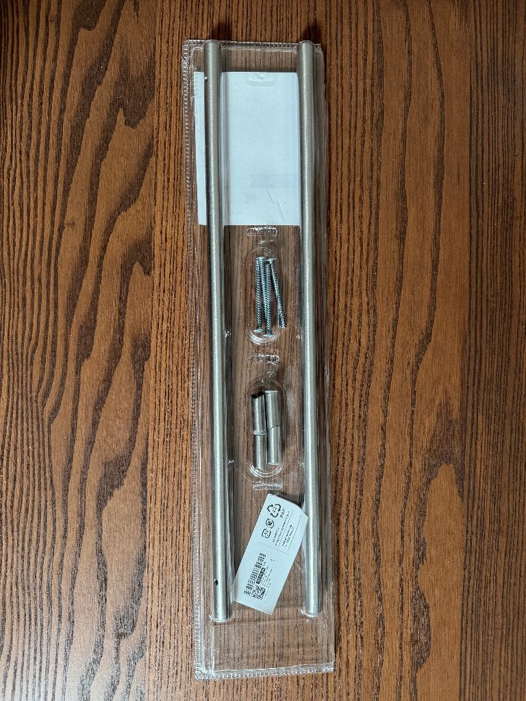 Ikea Kallror handgrepen (2) RVS 405 mm o.a. voor Pax-kasten, Ophalen of Verzenden, Nieuw, Rvs, Overige typen