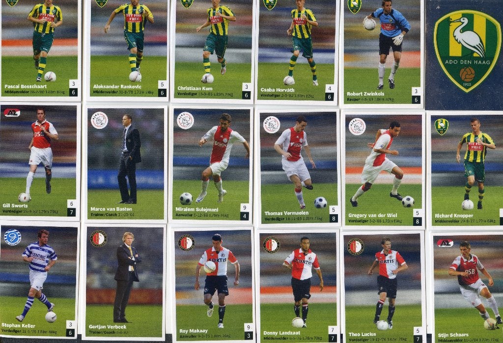 sterren eredivisie AH Panini ca100 voetbalplaatjes stickers, Albert Heijn, Ophalen of Verzenden