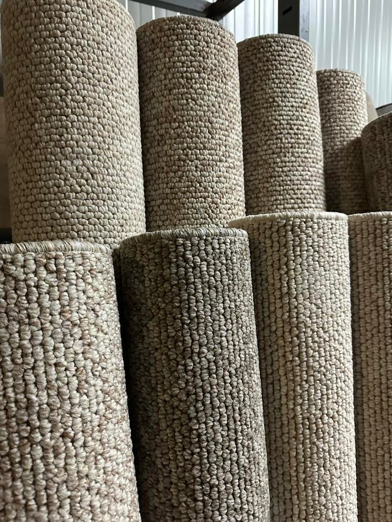 Vloerkleden wol look 170x230 – 3 kleuren NIEUW!, Beige, 150 tot 200 cm, 200 cm of meer, Ophalen of Verzenden