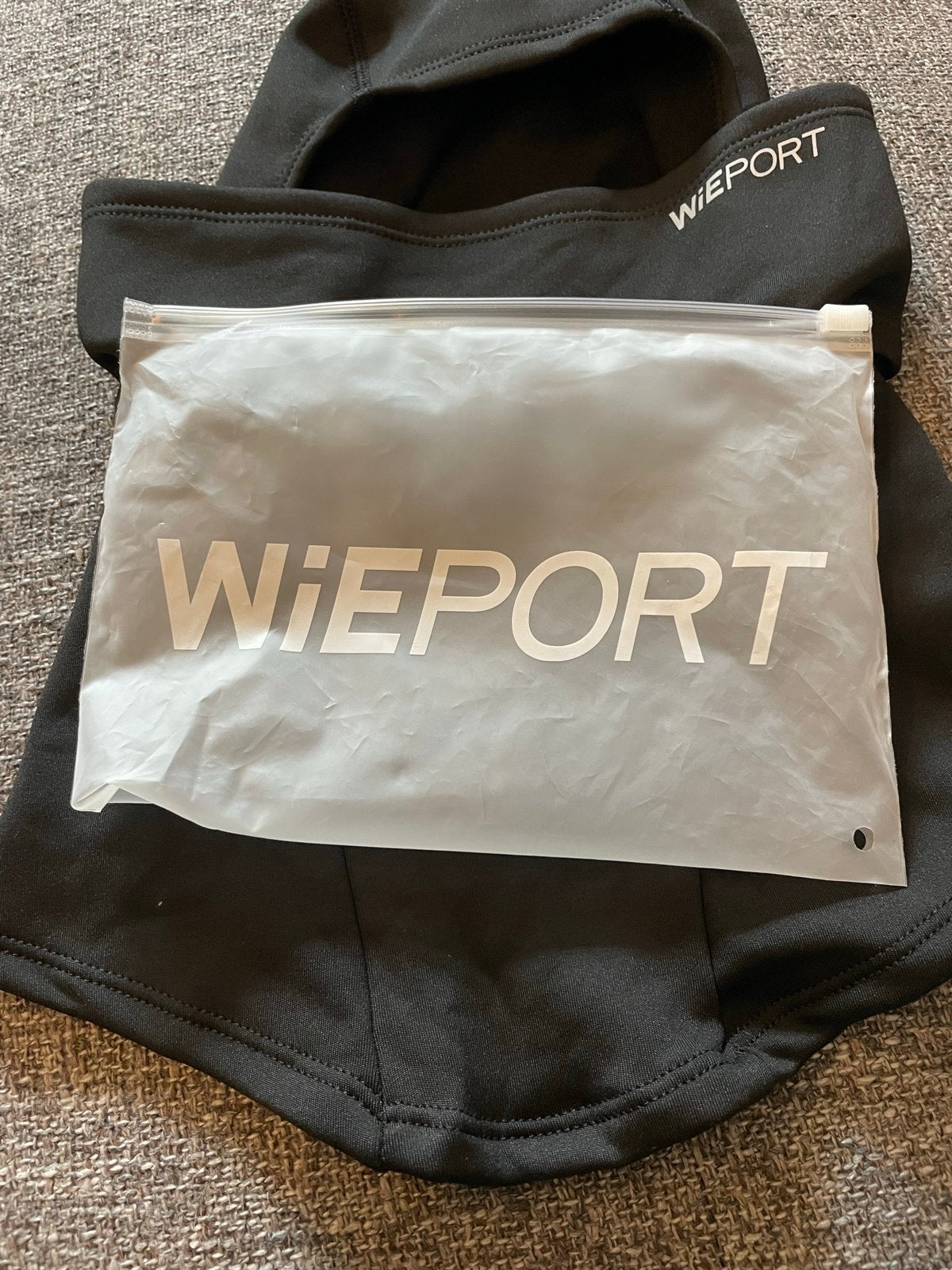 WIEPORT Balaclava bivakmuts - Zwart - Nieuw, Ophalen of Verzenden, Nieuw, Maat 38/40 (M), Overige typen