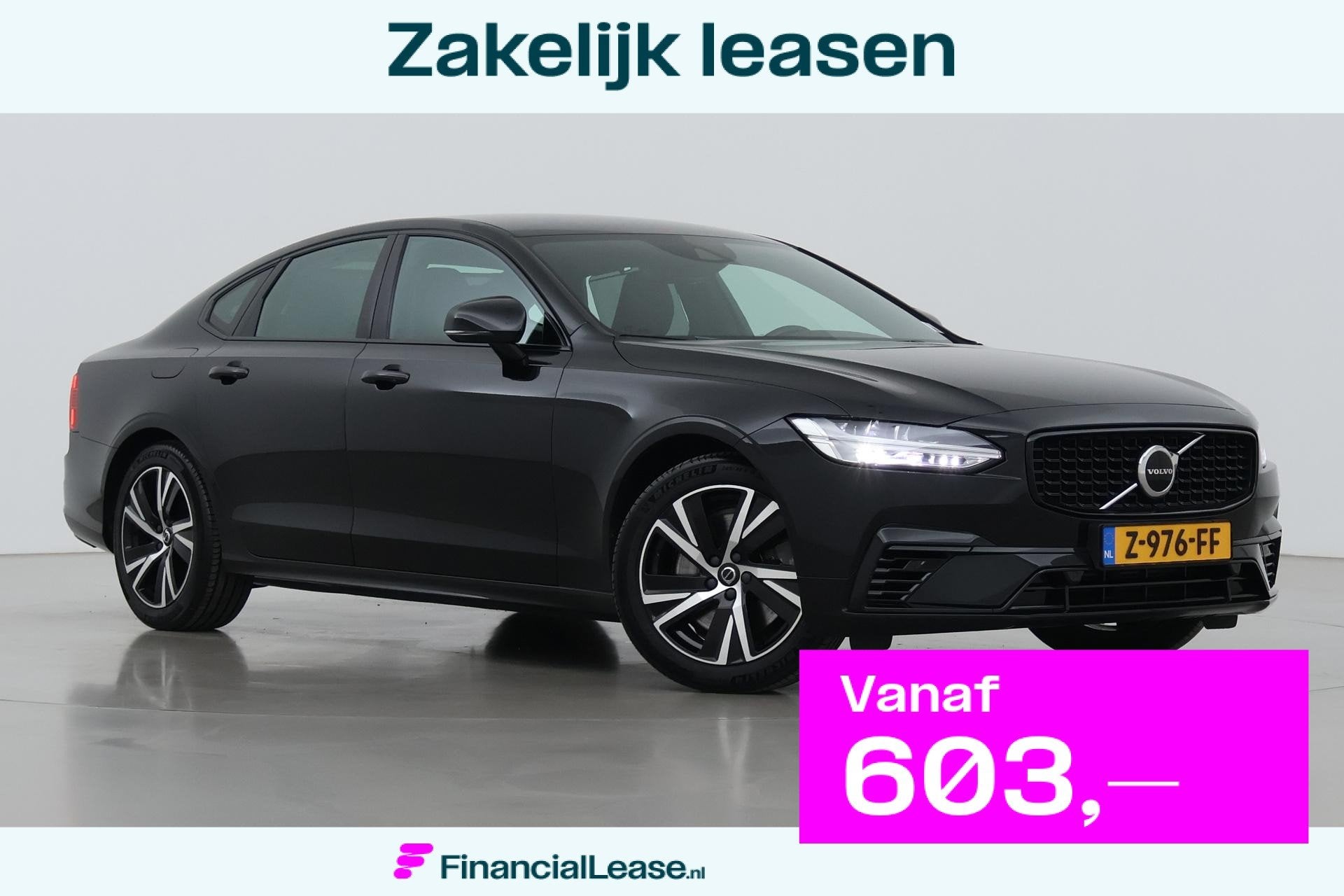 Volvo S90 T8 R-Design | Trekhaak | ACC | Vol-Leder | Ventila, Euro 6, 4 cilinders, Vierwielaandrijving, Hybride Elektrisch/Benzine