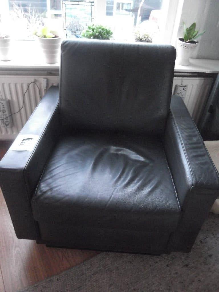 leren fauteuil gratis, Ophalen, Gebruikt, 75 tot 100 cm, 50 tot 75 cm