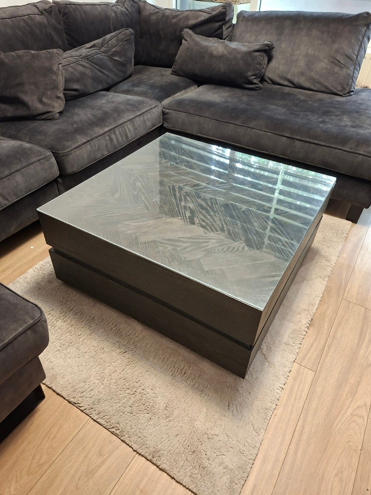te koop compleet inboedel., Ophalen, Vierkant, 200 cm of meer, Zo goed als nieuw