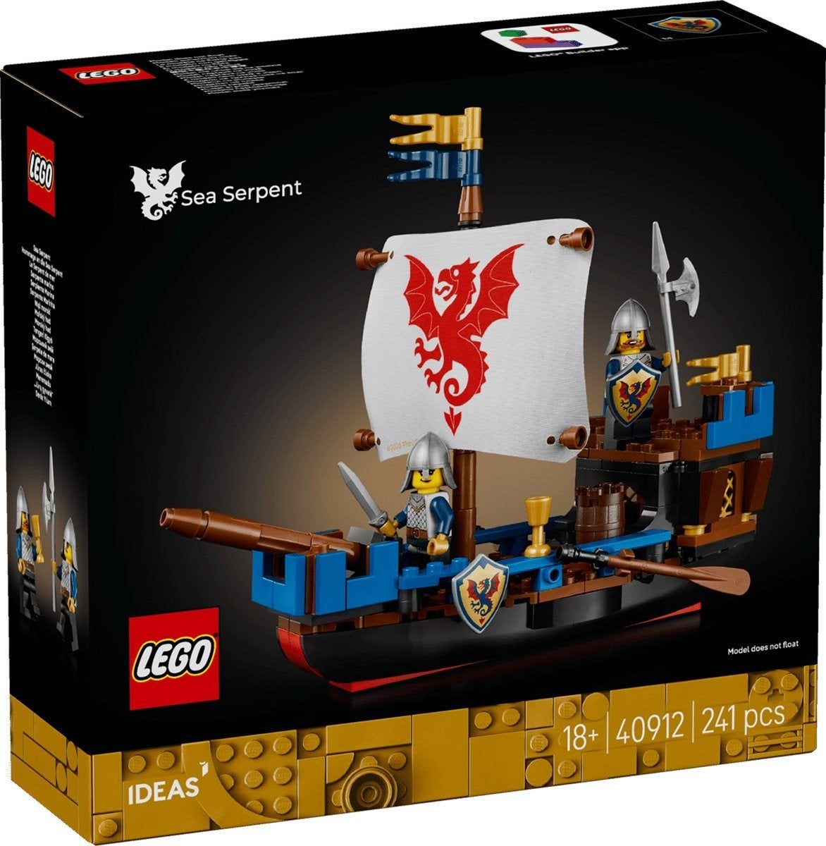 Lego Castle Nr 40912 Sea Serpent - NIEUW!, Lego, Nieuw, Ophalen of Verzenden, Castle