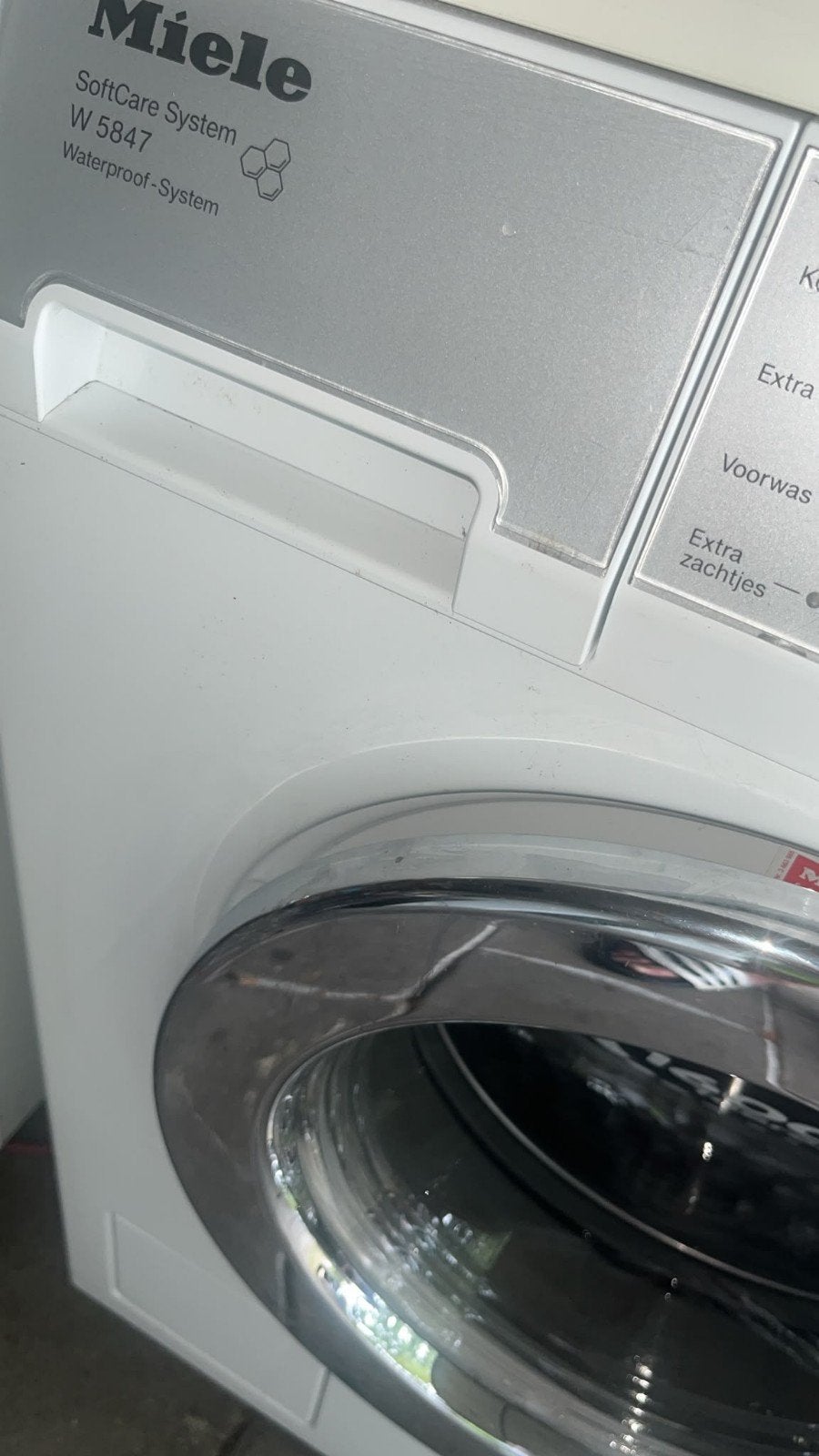 Miele W 5847 SoftCare System Wasmachine, Ophalen, Gebruikt, Voorlader, Kort programma