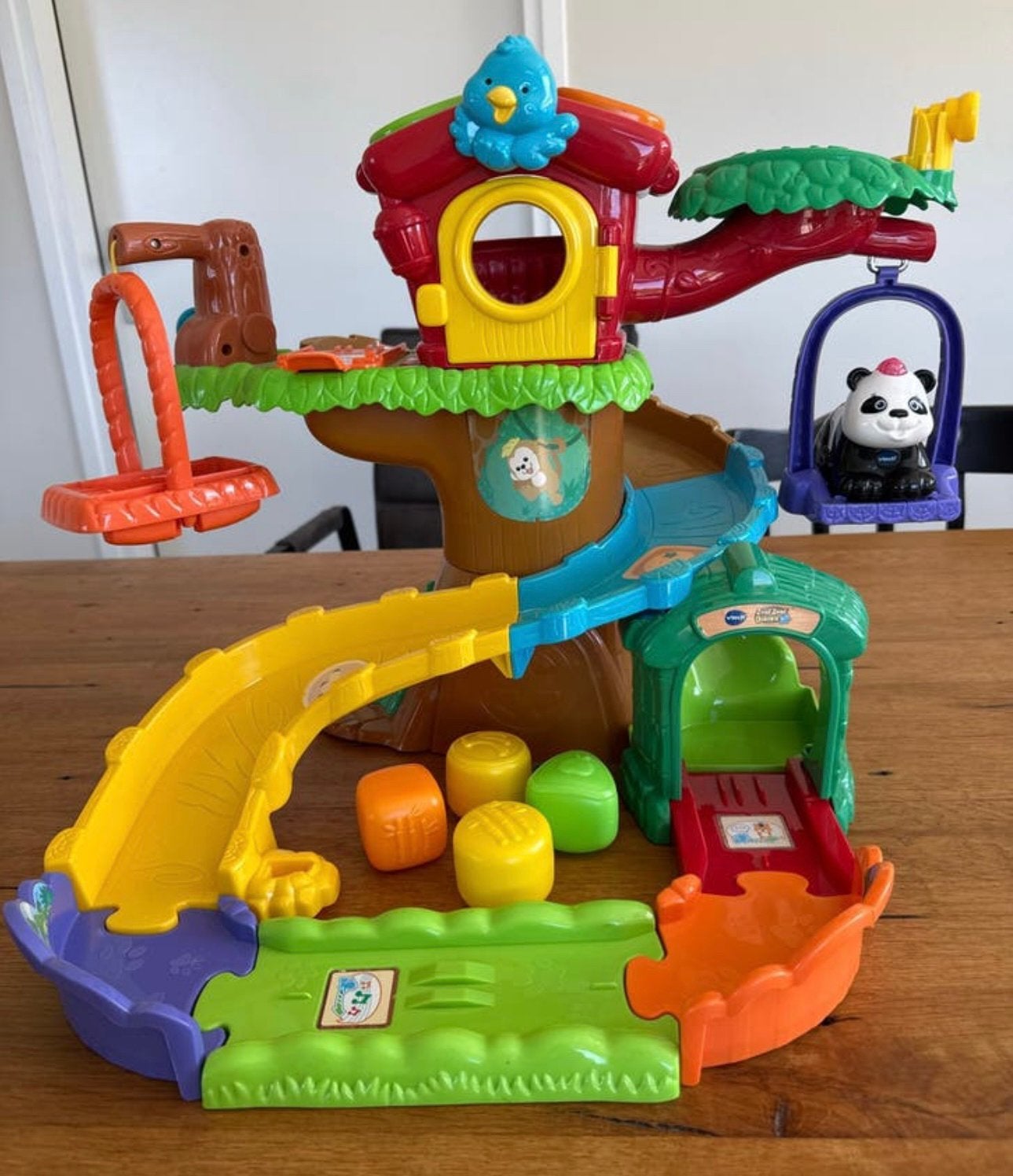 VTech Zoef Zoef Dieren Boomhuis Speelset met Panda, Ophalen of Verzenden, Gebruikt, Jongen of Meisje