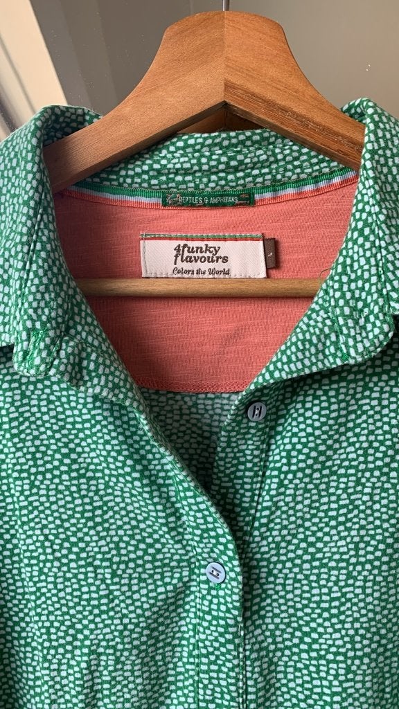 Jurkje 4FunkyFlavours groen, Kleding | Dames, Jurken, Maat 38/40 (M), 4funkyflavours, Ophalen of Verzenden, Zo goed als nieuw