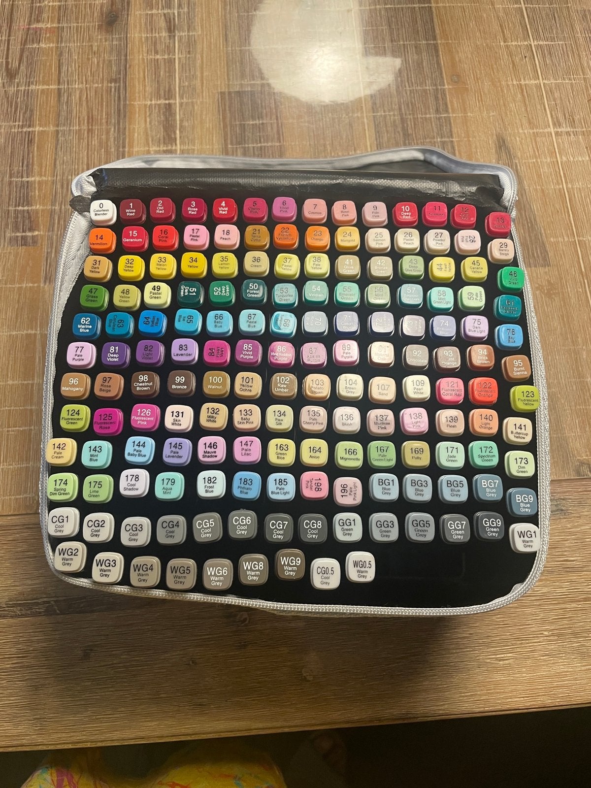Set van 163 twinmarkers zgan, Ophalen of Verzenden, Zo goed als nieuw, Potlood of Stift