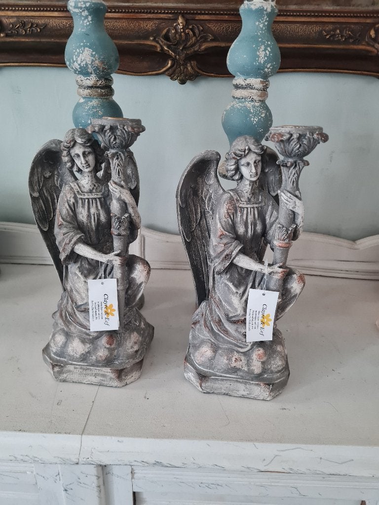 Nieuwe kandelaar engelen merk Clayre & Eef p/st 17,95, Huis en Inrichting, Woonaccessoires | Kandelaars en Kaarsen, Overige merken