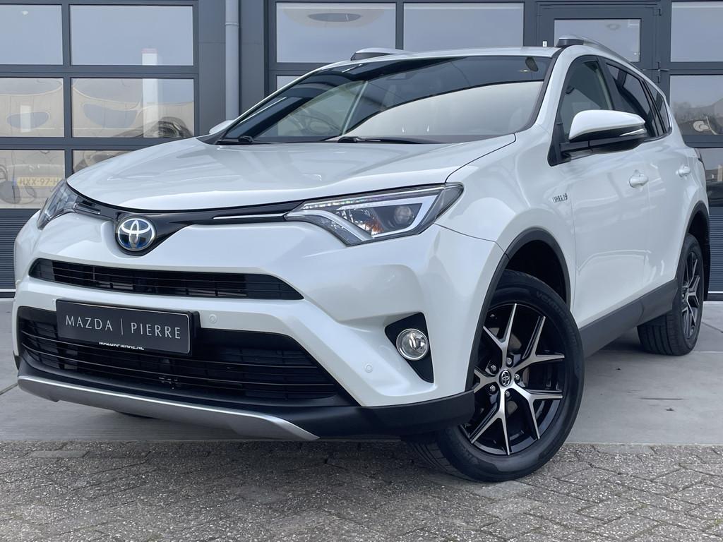 Toyota RAV4 2.5 Hybrid AWD AUTOMAAT Style NAVI | CLIMATE CON, Automaat, 12 maanden, Gebruikt, Wit