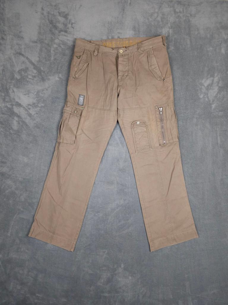 Pme Legend Broek W36 L32 Beige Cargo Jeans Pall Mall., Maat 52/54 (L), ., Beige, Ophalen of Verzenden
