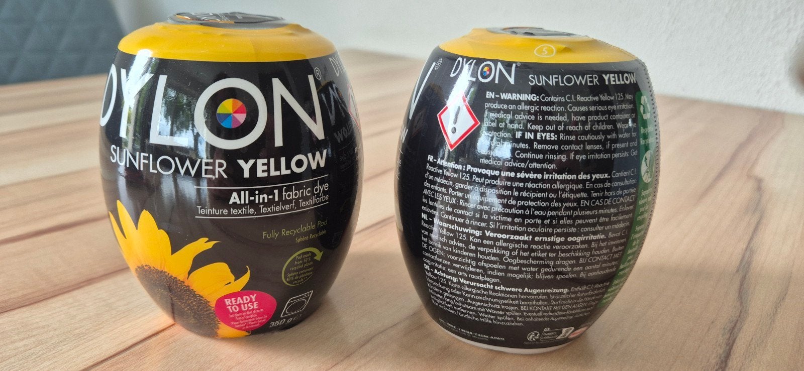 Dylon All-in-1 Textielverf Sunflower Yellow, Verzenden, Nieuw, Overige typen