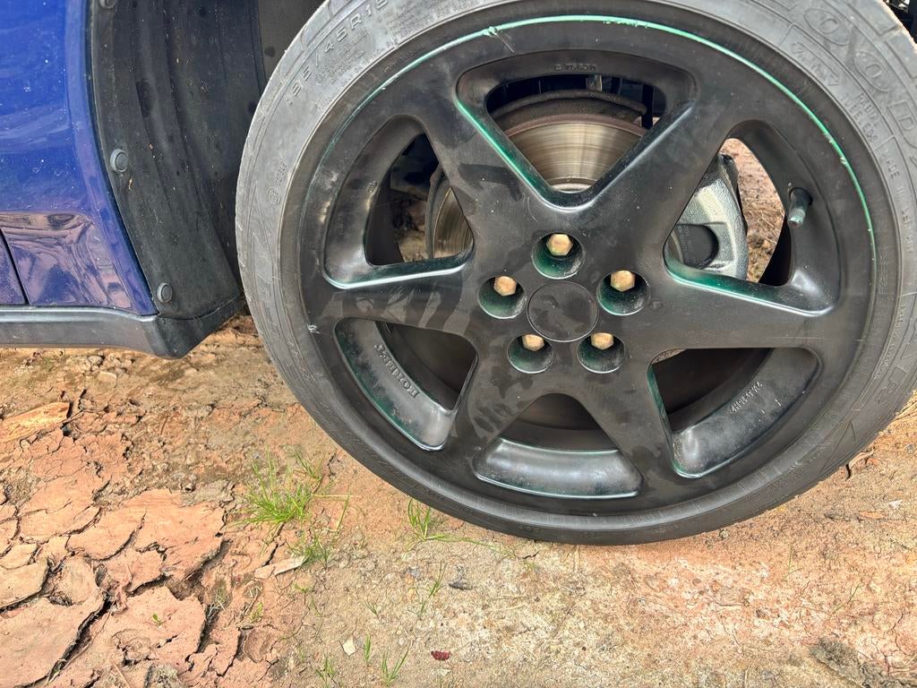Borbet Velgen 5x100 - Zwart, 16 inch (slechte banden), Auto-onderdelen, Banden en Velgen, Ophalen, Gebruikt, Velg(en), 16 inch
