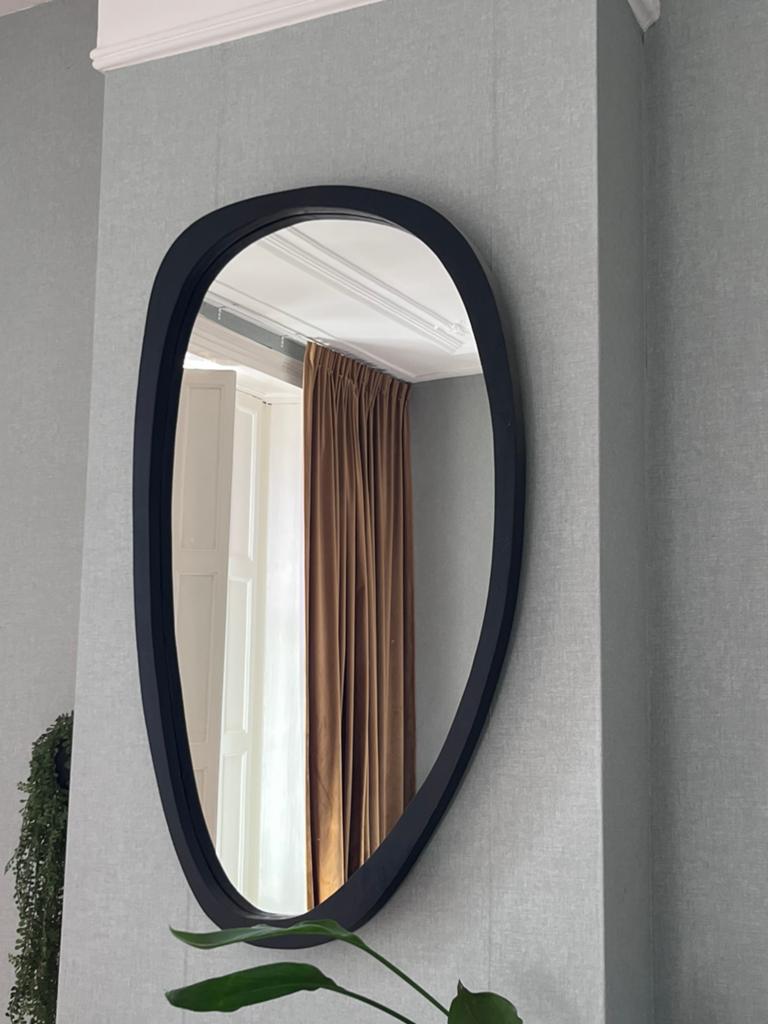 Stijlvolle ovale spiegel - Ca. 70x120 cm, Huis en Inrichting, Woonaccessoires | Spiegels, Ophalen, 100 tot 150 cm, Zo goed als nieuw