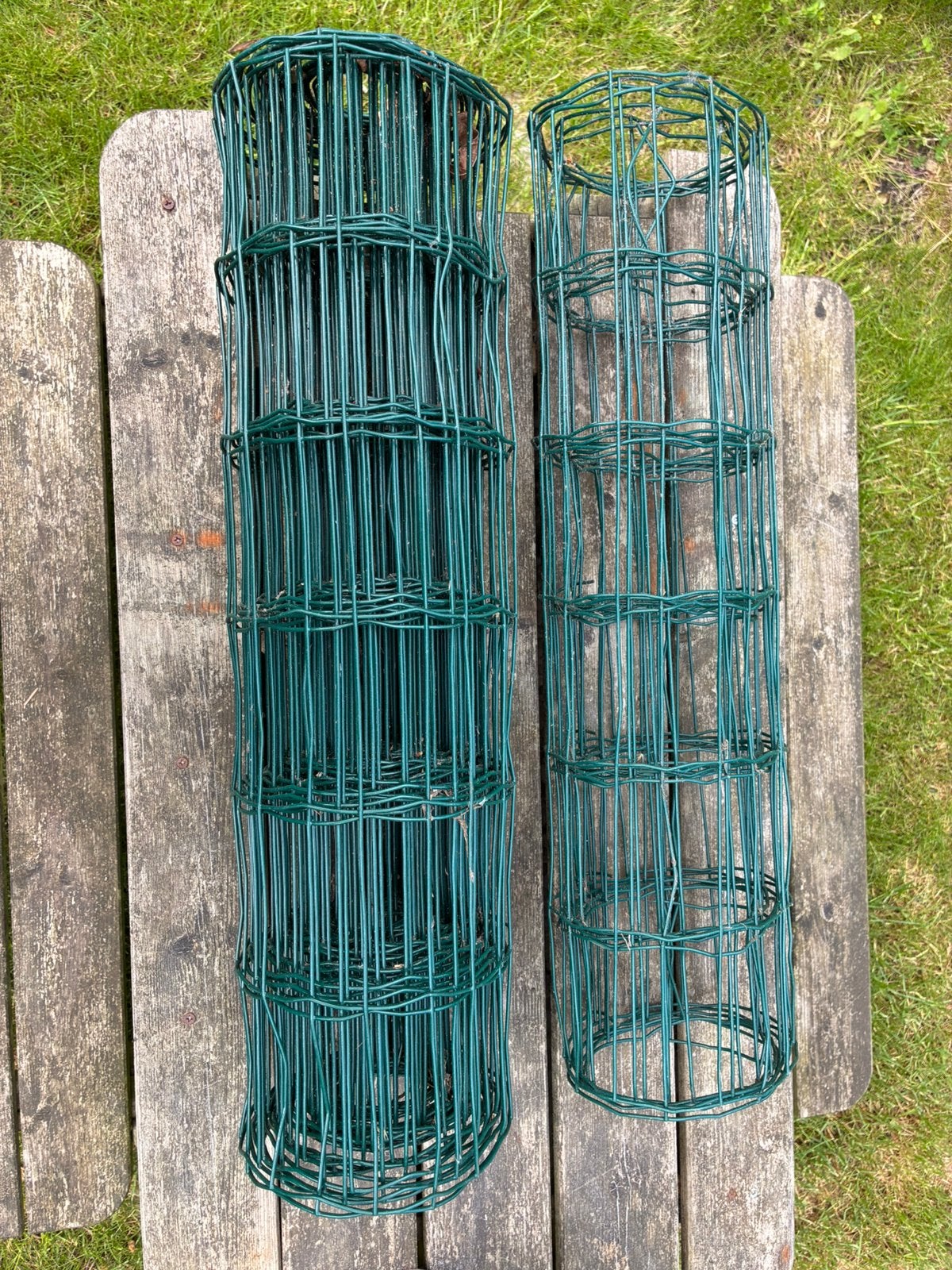 Geplastificeerd gaas groen, Tuin en Terras, Ophalen, Zo goed als nieuw, 10 tot 20 meter