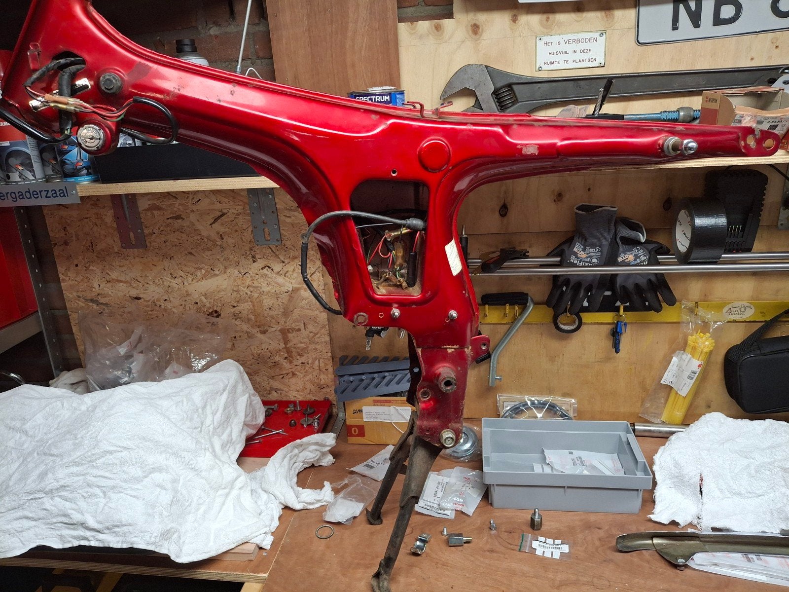 Honda SS50M frame in nette staat,, Ophalen, Gebruikt, Frame, Overige merken
