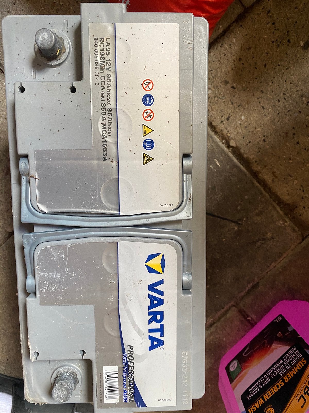 VARTA 95 AH accu - Voor boot, caravan, camper etc., Ophalen of Verzenden, Nieuw