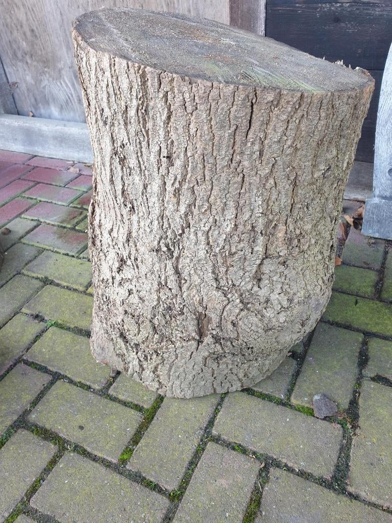 blok hout/ hakblok eiken ongeveer 60 jaar oud, Tuin en Terras, Haardhout, Minder dan 3 m³, Ophalen, Eikenhout, Stammen