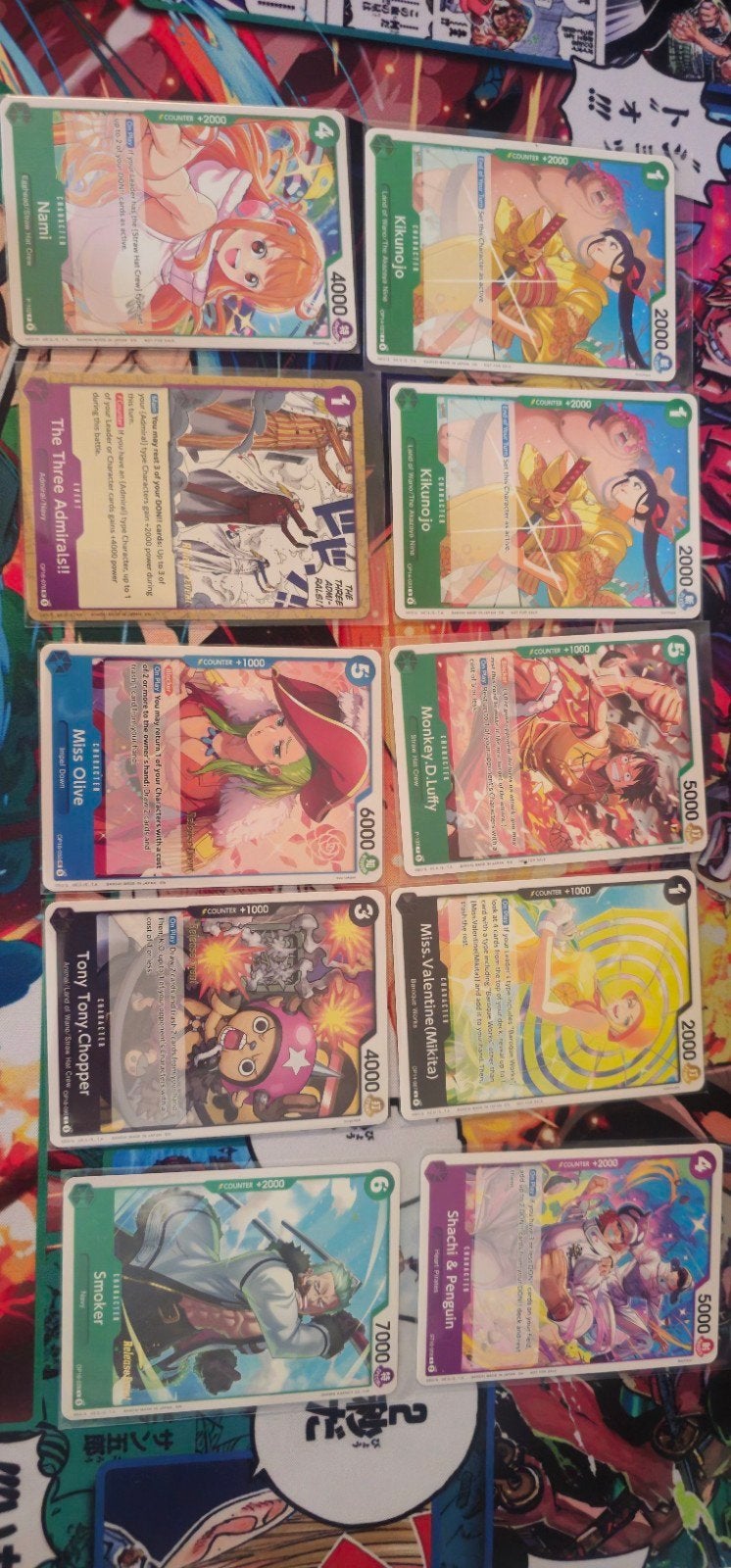 One piece promo cards, Ophalen of Verzenden, Zo goed als nieuw, Meerdere kaarten