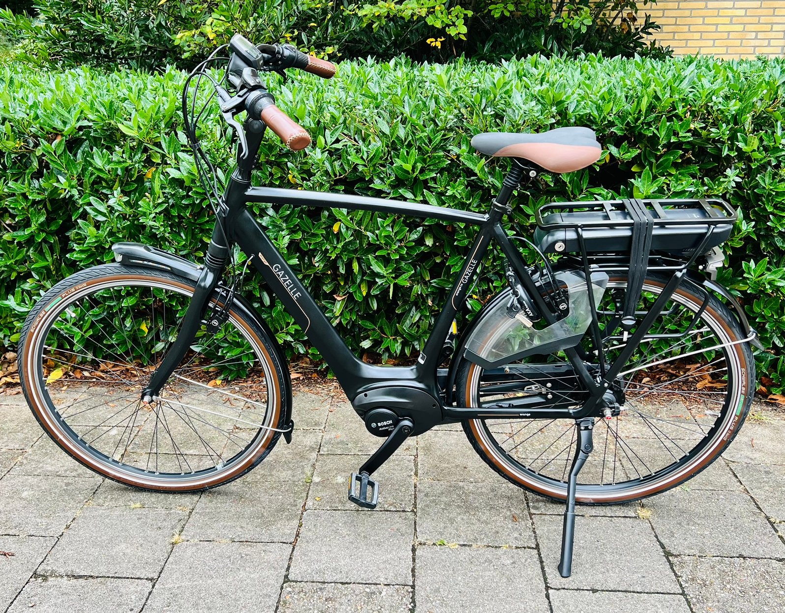 Elektrische herenfiets gazelle bosch middenmotor, Fietsen en Brommers, Ophalen, Gazelle, Gazelle, Velgrem