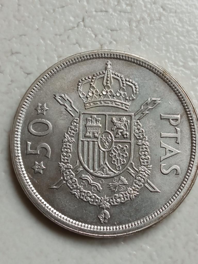 Spanje 50 pesetas 1980., Ophalen of Verzenden, Overige landen, Losse munt