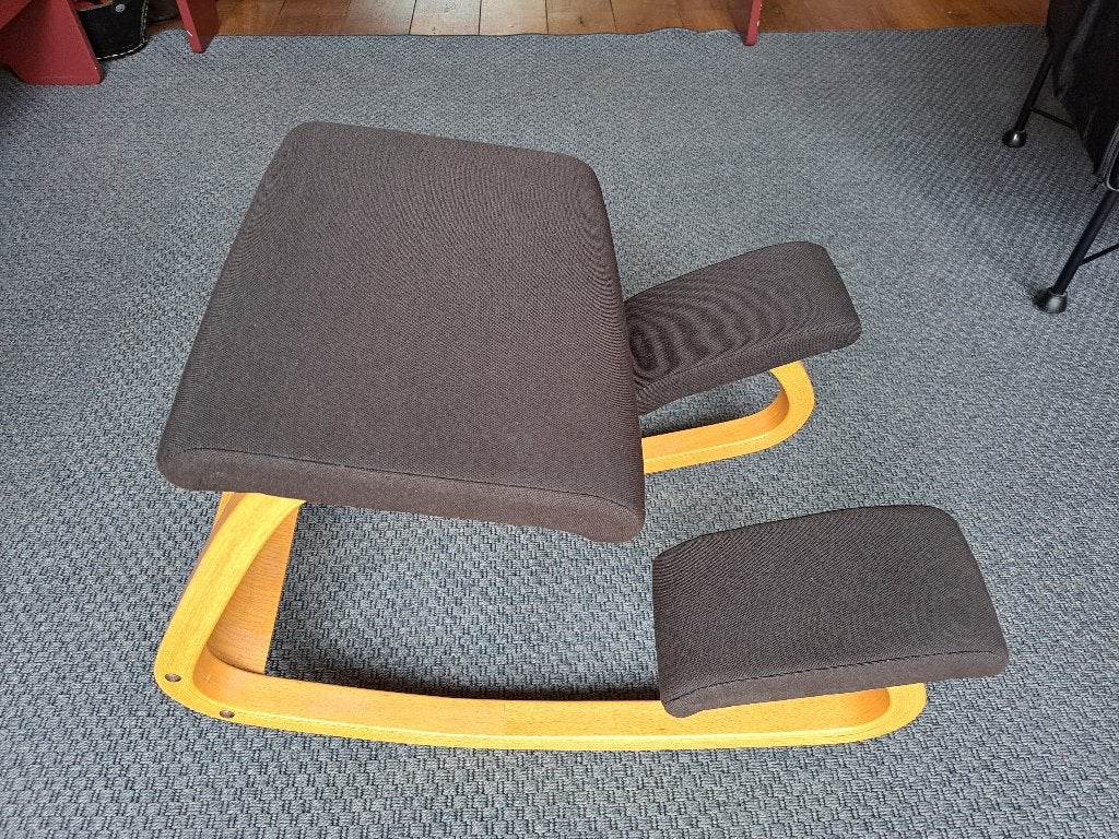 Stokke Varier Variable, Ophalen, Zwart, Zo goed als nieuw, Bureaukruk