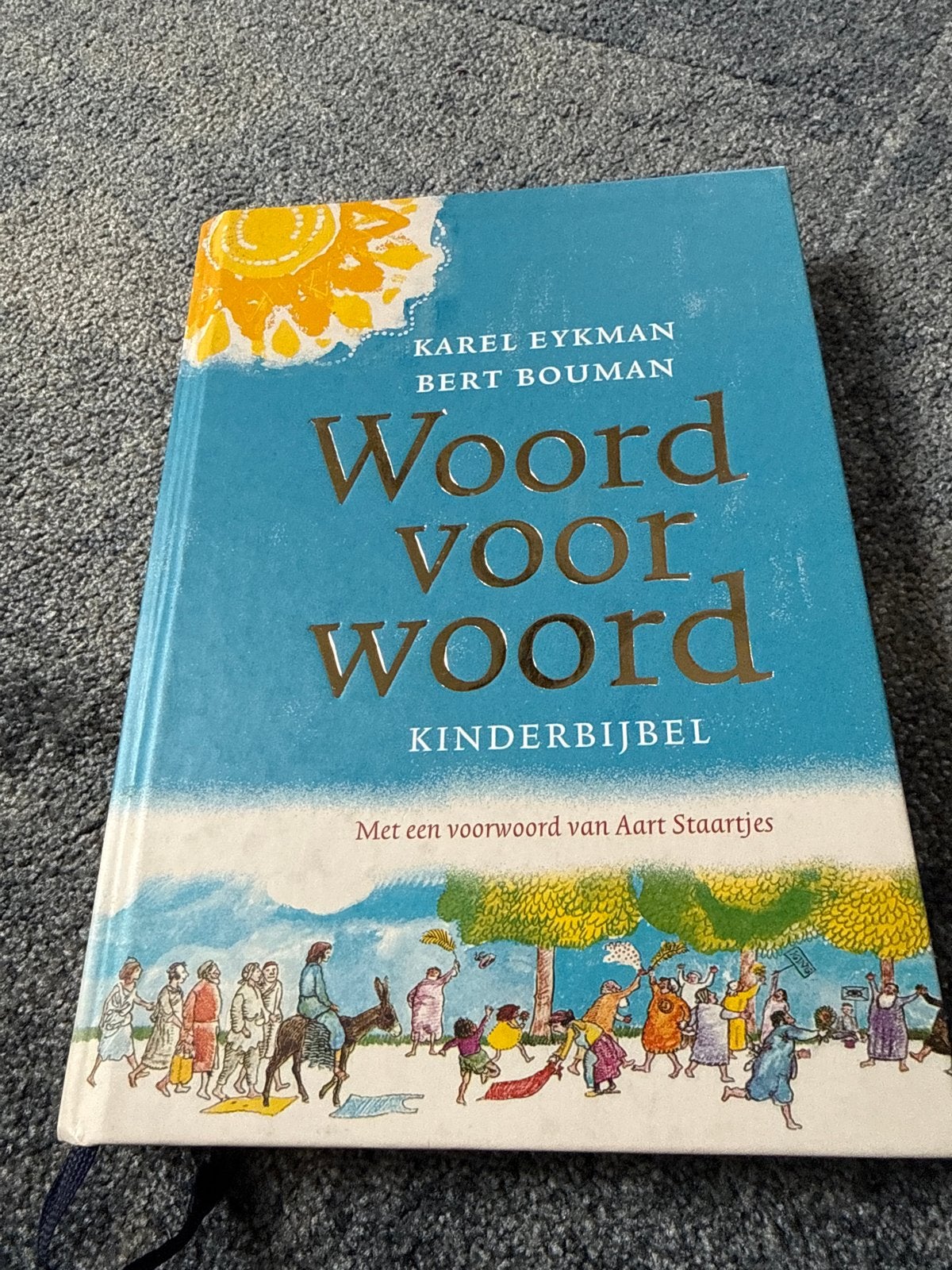 Woord voor Woord Kinderbijbel - Karel Eykman & Bert Bouman, Ophalen of Verzenden, Zo goed als nieuw, Non-fictie