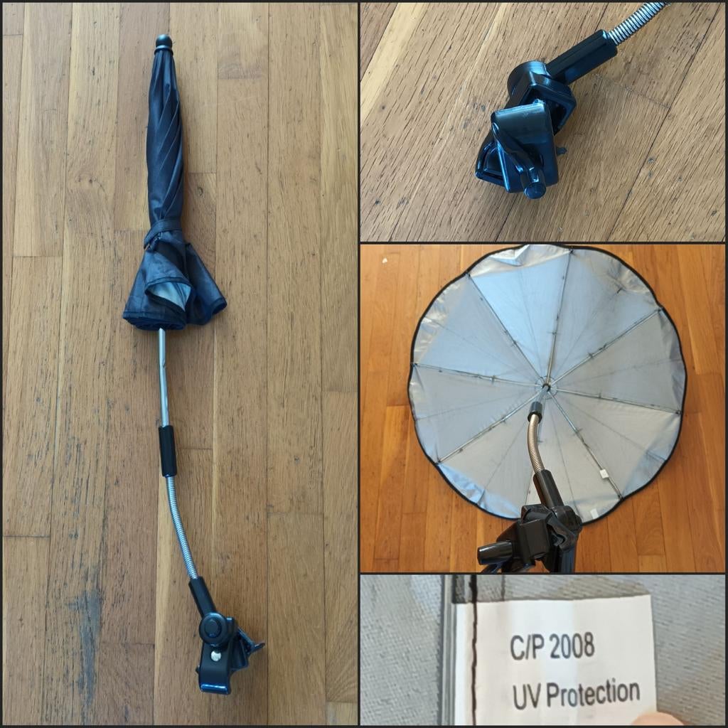 Kinderwagen parasol met UV-bescherming, Ophalen, Gebruikt, Overige merken