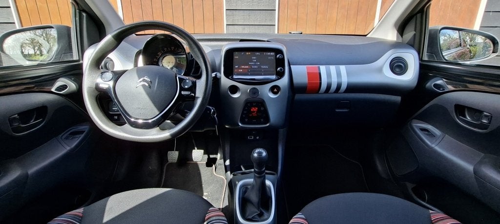 Citroën C1 1.2 AirS Shine | Cabrio | Bluetooth | Stoelverwa, Voorwielaandrijving, Stof, Gebruikt, 1199 cc