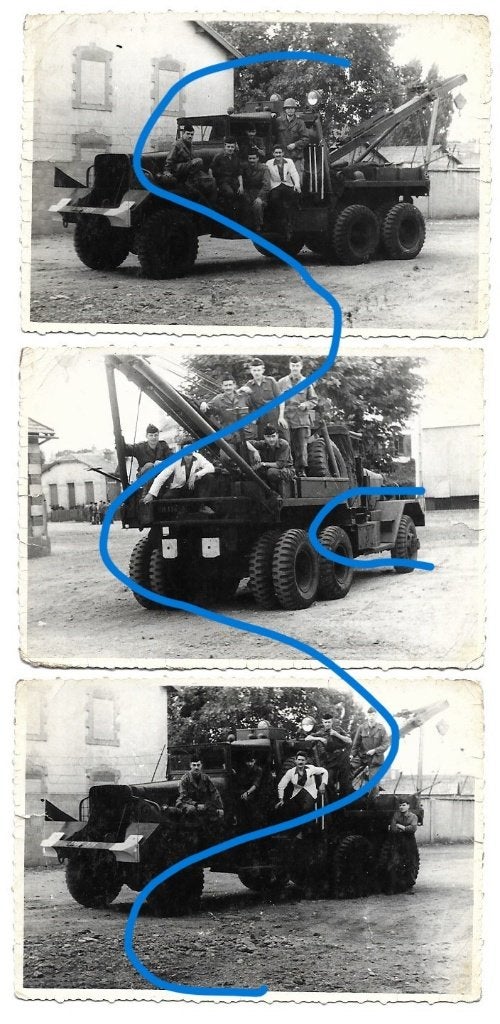 vrachtwagen camion takelwagen Ward la France / GMC foto lot, Verzenden, Landmacht, Amerika, Foto of Poster