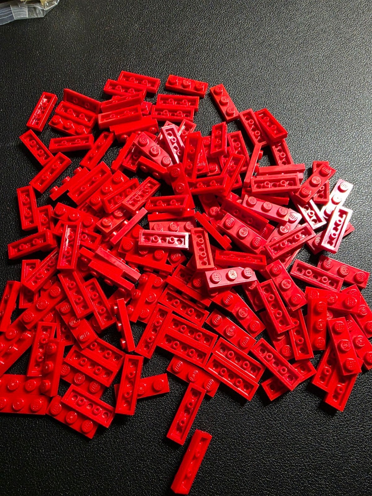 Nieuwe LEGO 1x3 Plaatjes - Helder Rood - 155 Stuks, Ophalen of Verzenden, Nieuw