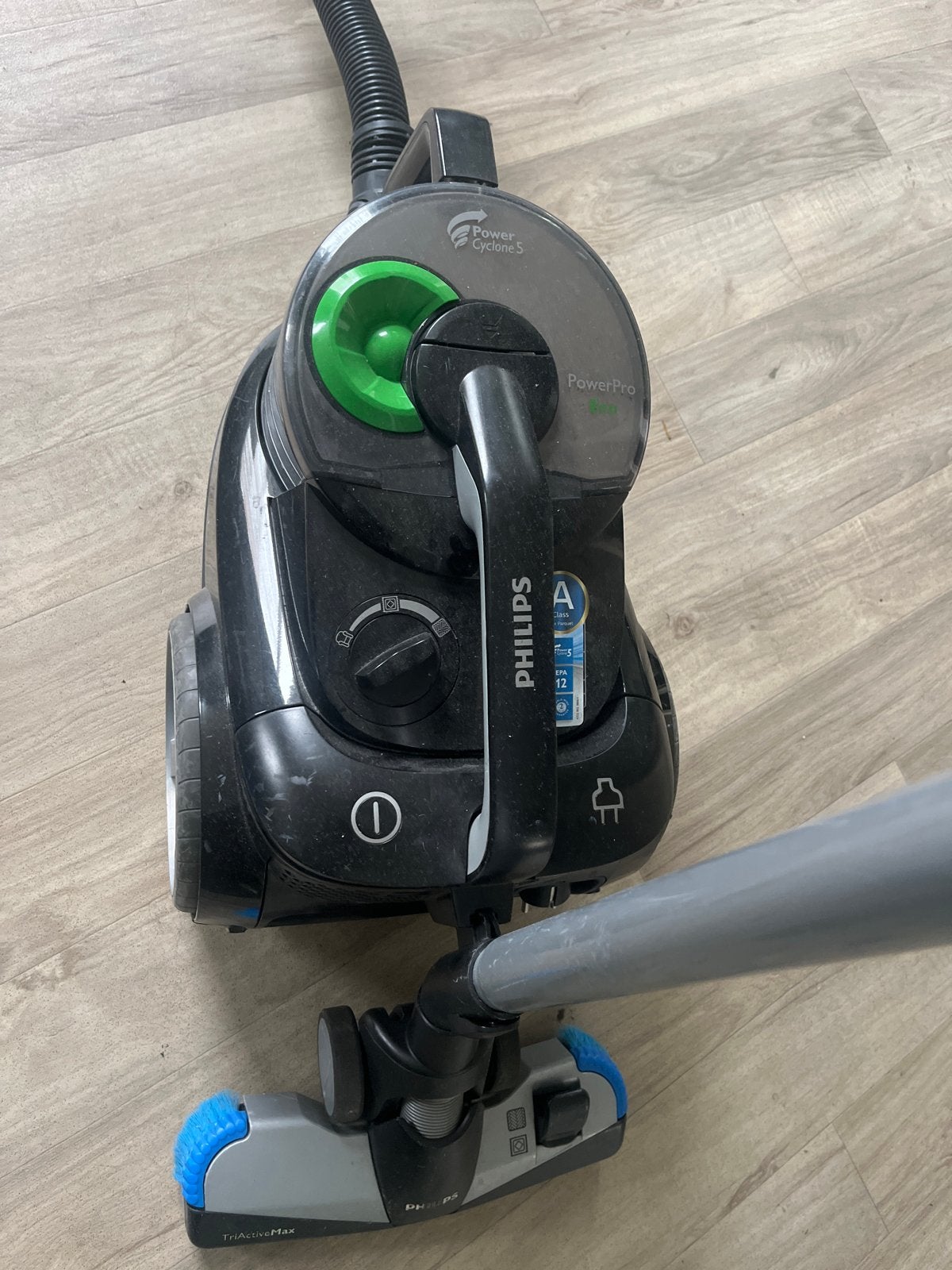 Philips PowerPro Compact FC9321/09 stofzuiger, Witgoed en Apparatuur, Gebruikt, Philips, Ophalen of Verzenden, Minder dan 1200 watt