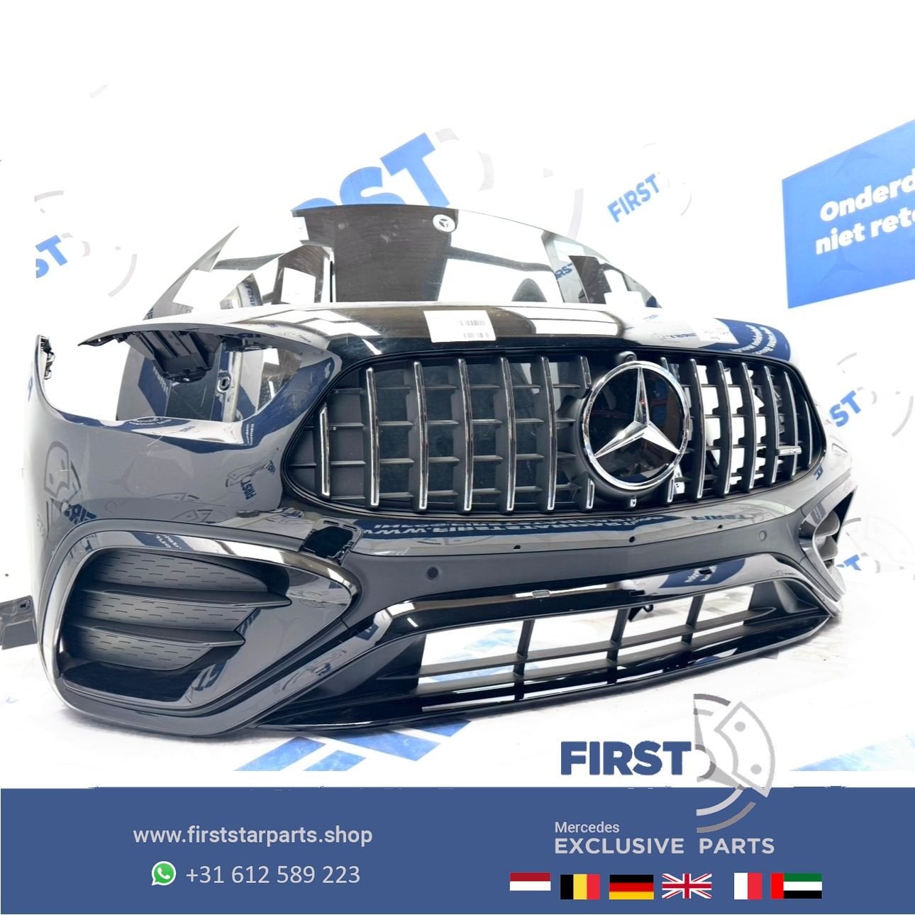 H247 GLA35 AMG VOORKOP FACELIFT origineel Mercedes GLA FRONT, Auto-onderdelen, Gebruikt, -, Voor, Ophalen of Verzenden