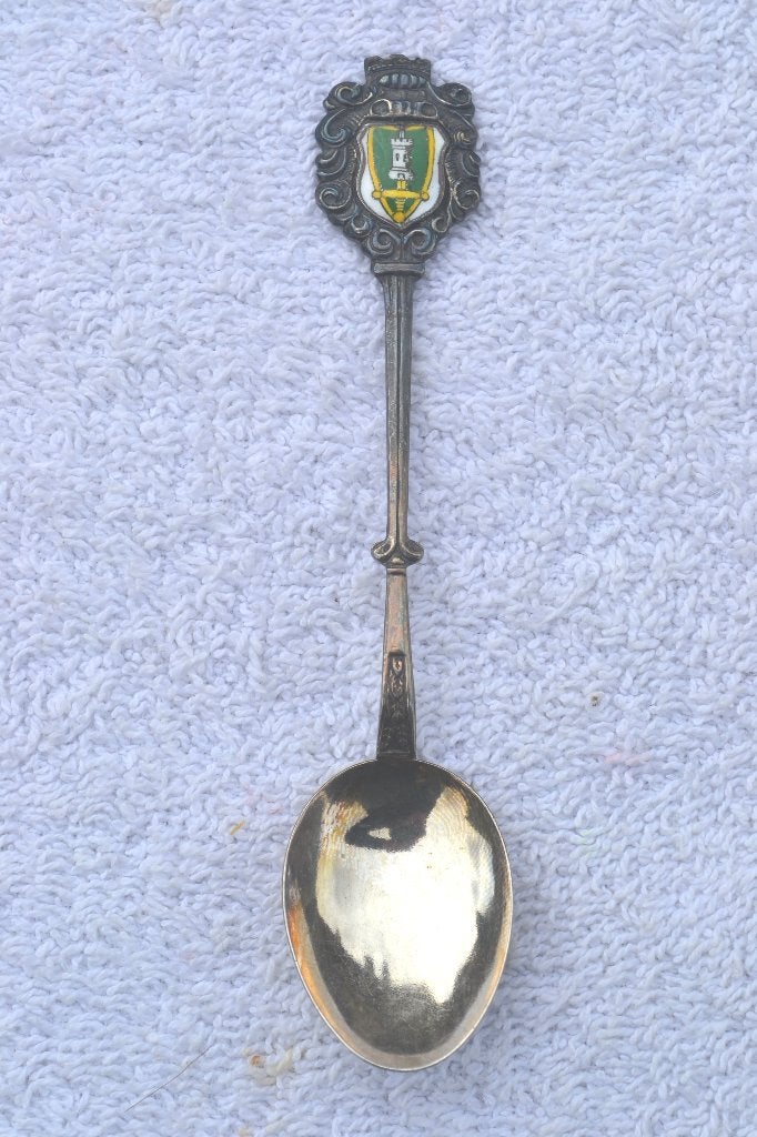 Mooi zilveren souvenirs lepeltje. BRUNSSEM. Nr. 8871, Ophalen of Verzenden