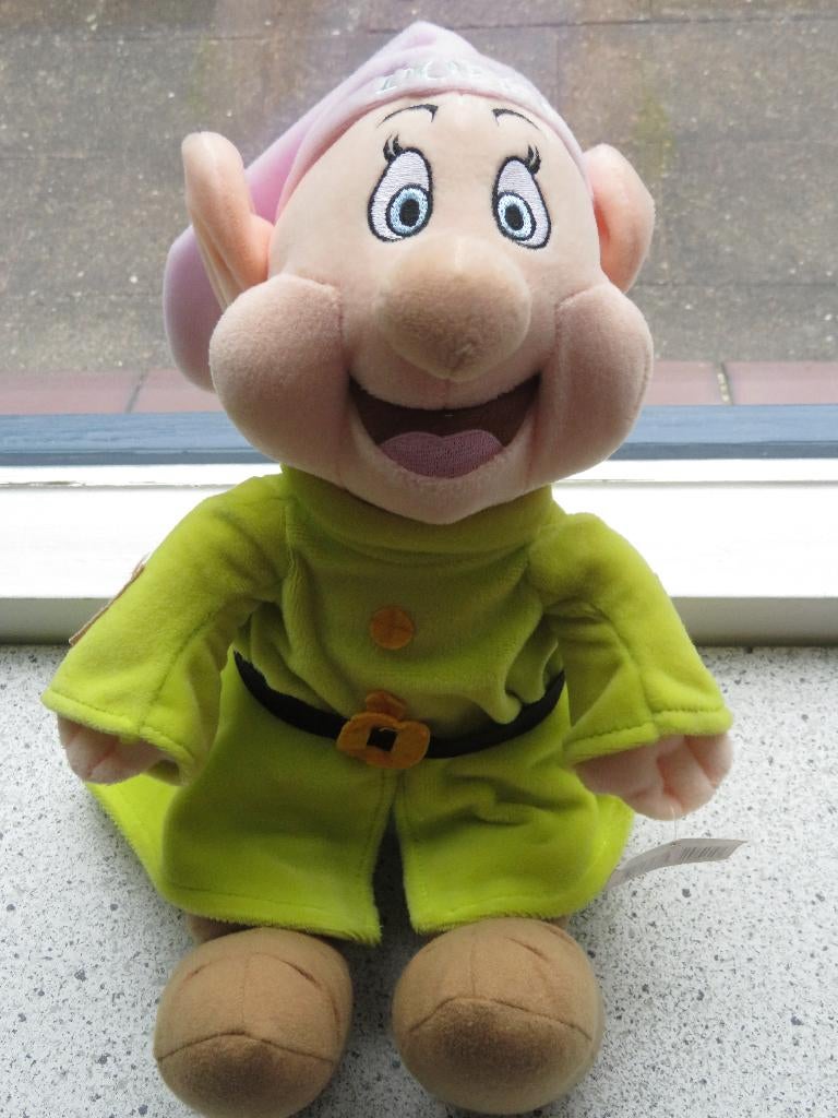 Dwerg Dopey merk Merison van Albert Heijn AH meet ca 34 cm, Kinderen en Baby's, Speelgoed | Knuffels en Pluche, Disney, Disney