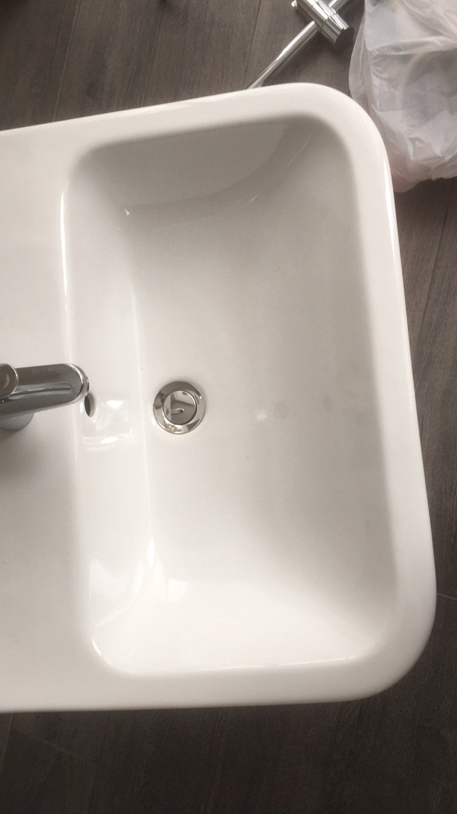 Wastafel niet gebruikt zat in woning maar wou andere, Ophalen of Verzenden, Nieuw