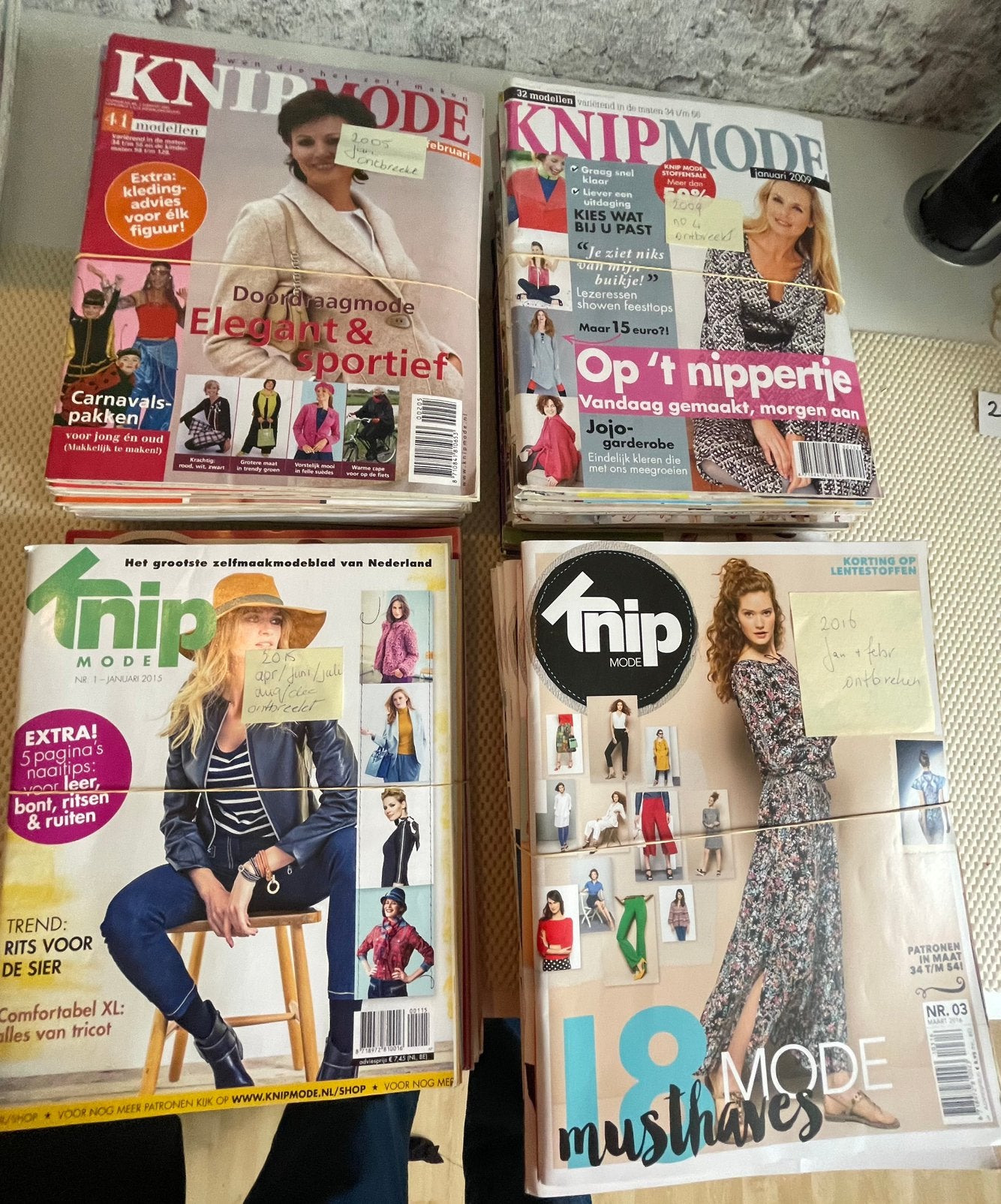 Knipmode, Ophalen, Gelezen, Damesbladen