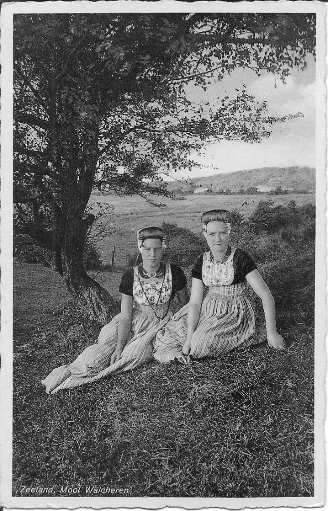 Oude ansichtkaart Zeeland, Mooi Walcheren, 1938, Ophalen of Verzenden, 1920 tot 1940, Gelopen, Zeeland
