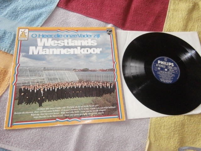 LP - Westlands Mannenkoor - O Heer, Die Onze Vader Zijt., Cd's en Dvd's, Vinyl | Overige Vinyl, Ophalen of Verzenden, Zo goed als nieuw